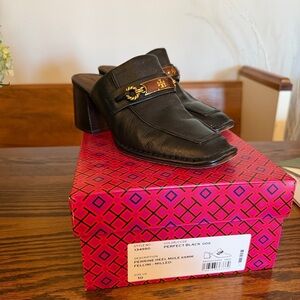 Tory Burch Perrine Heel Mule size 10 LIKE NEW!